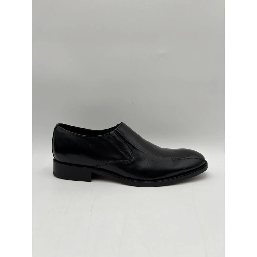 Bostonian HALIDE Men's NEW Leather Oxford Slip-On Shoes Black US Size 7.5